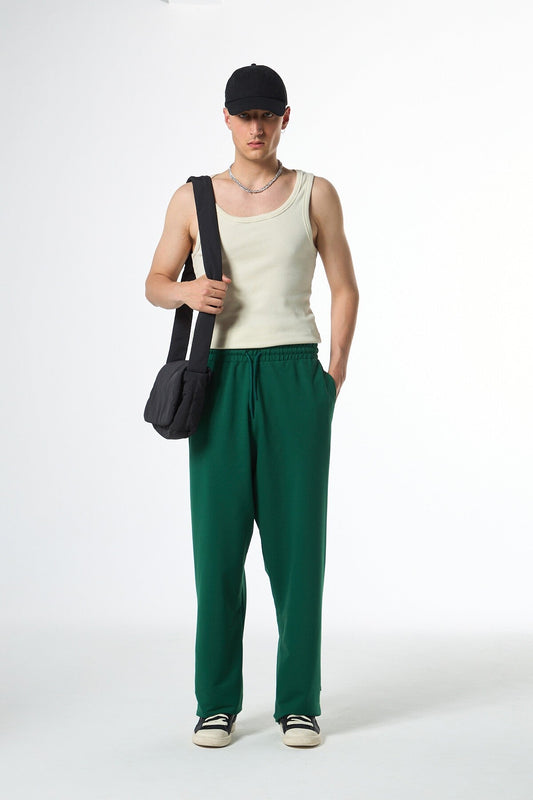 Basic Elastic-Waist Sweatpants