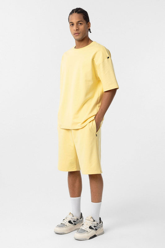 Basic Oversized Shorts Set