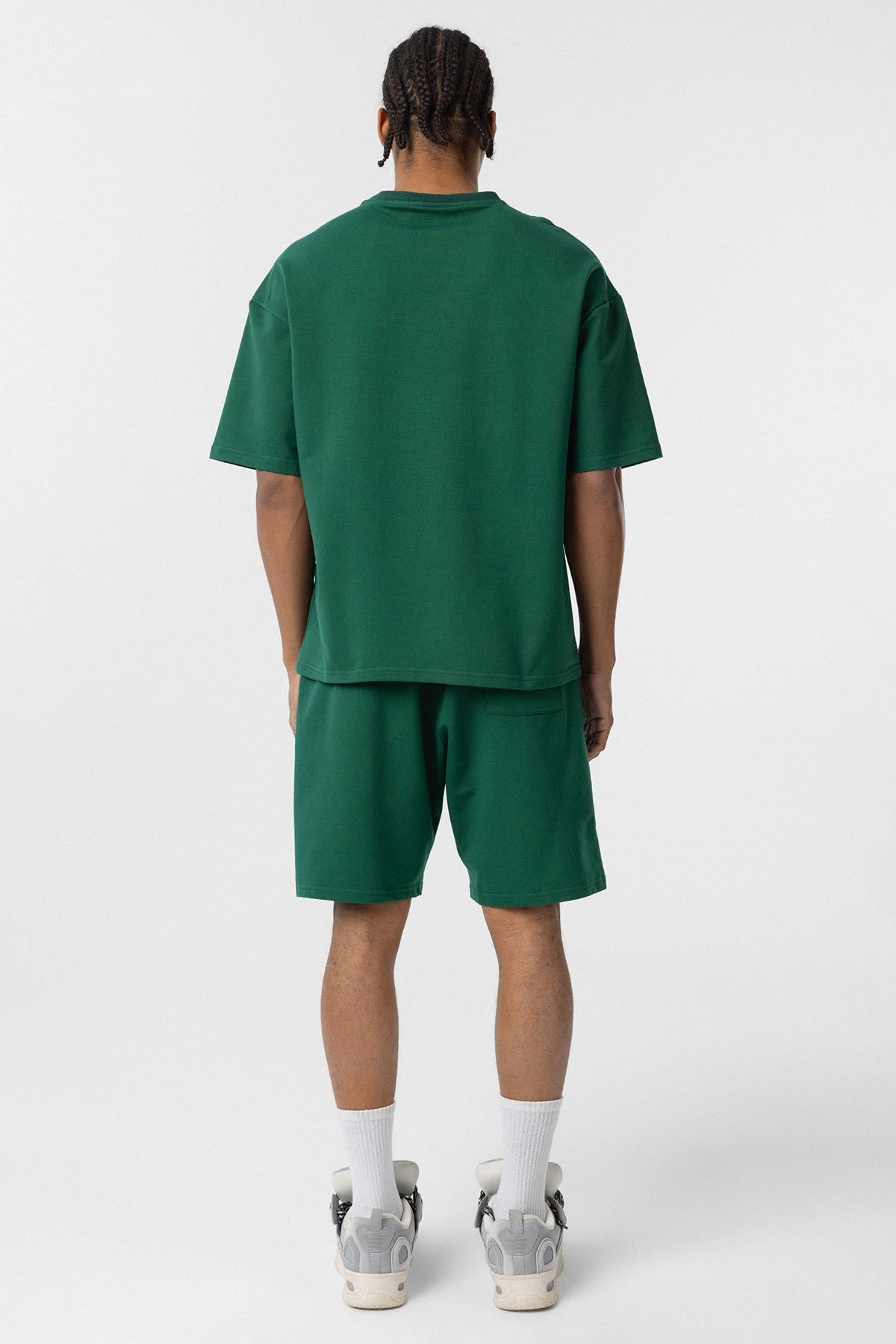 Basic Oversized Shorts Set