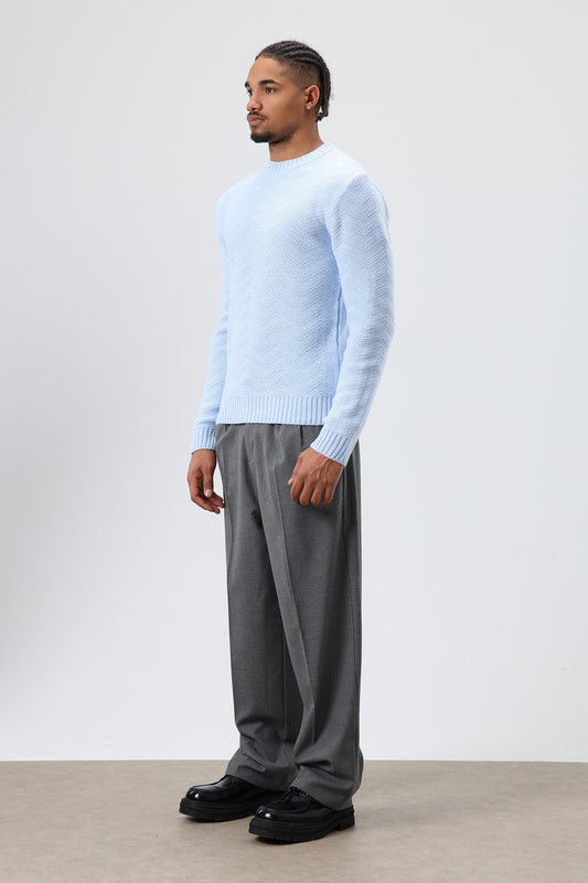 Baggy-Fit Fabric Pants