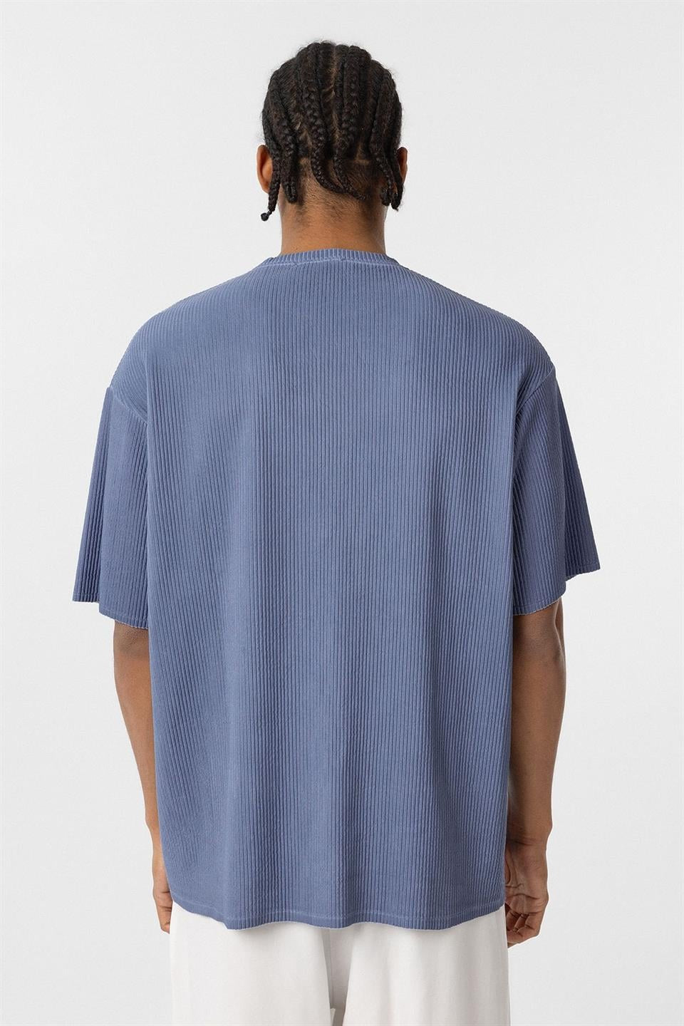 Machine-Washable Ottoman Basic Oversized T-Shirt