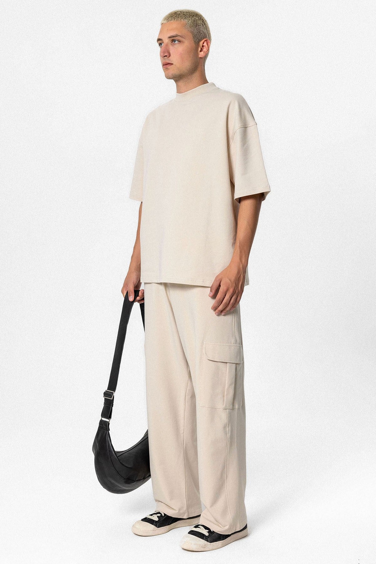 Oversized Sweatsuit Set with Pockets