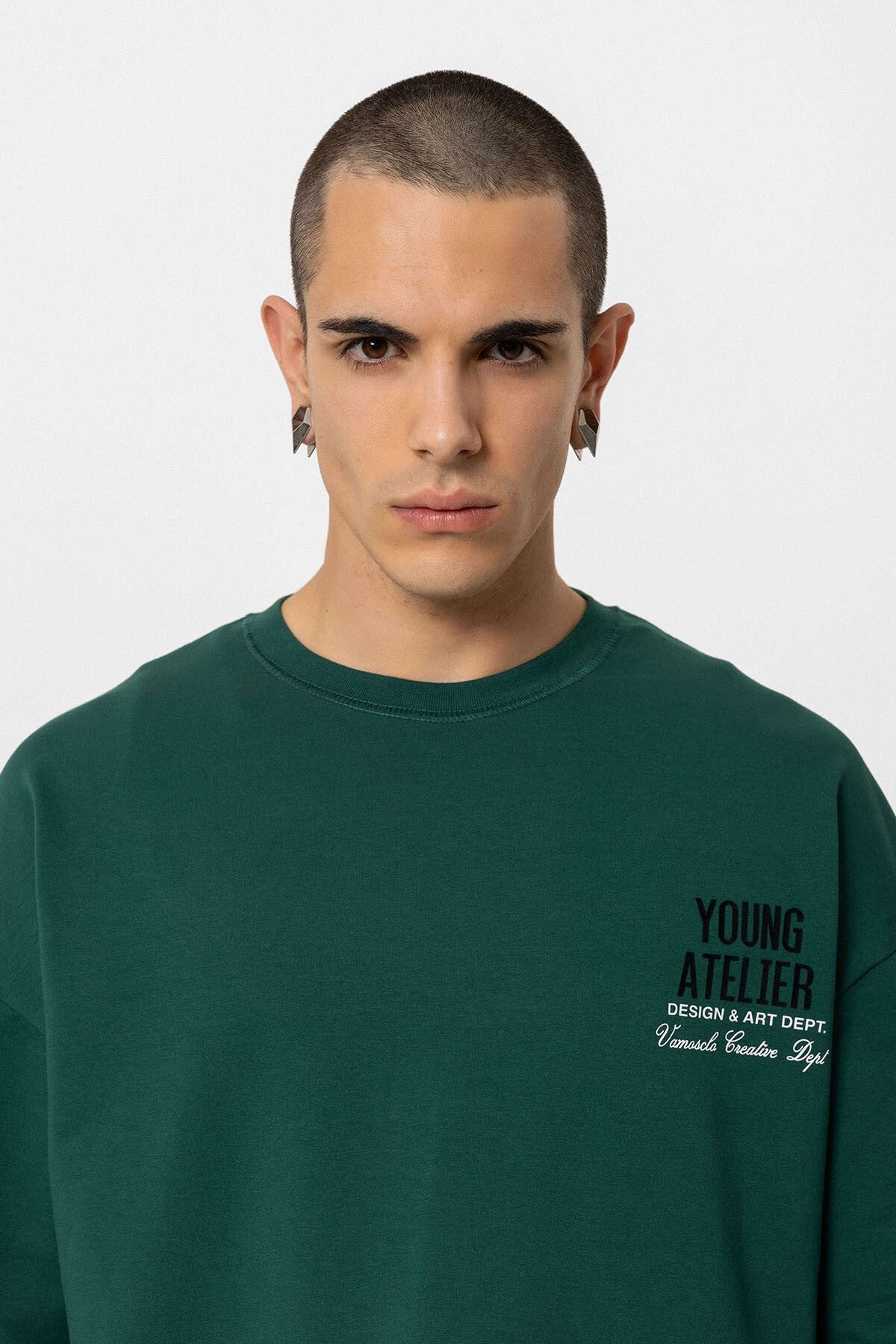 Young Atelier Printed Oversized Sweatsuit Set