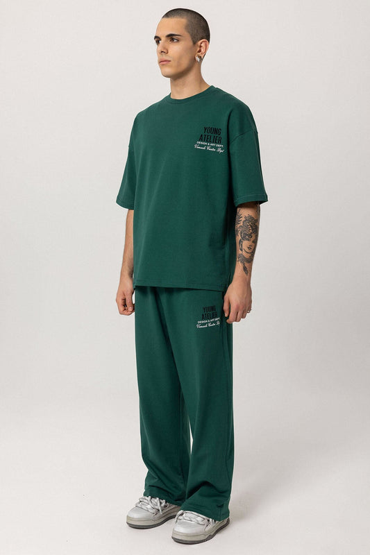 Young Atelier Printed Oversized Sweatsuit Set
