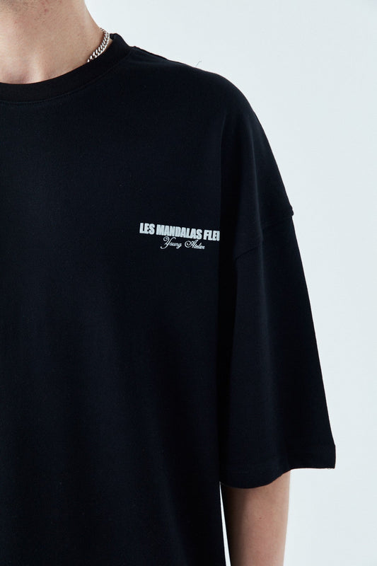 Les Mandalas Back-Printed Oversized T-Shirt