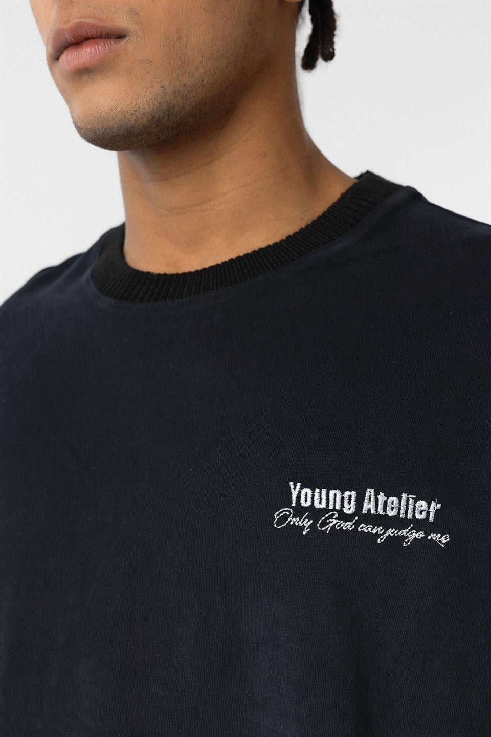 Oversized T-Shirt with Embroidery