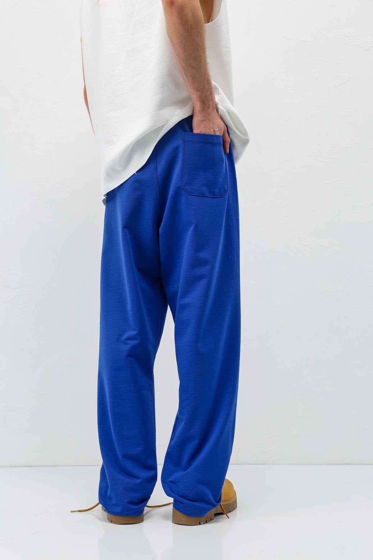 Basic Elastic-Waist Sweatpants