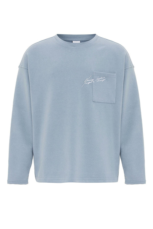 Oversized Sweatshirt with Pockets