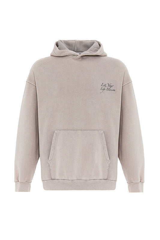 Oversized Sweatshirt with Detailed Print