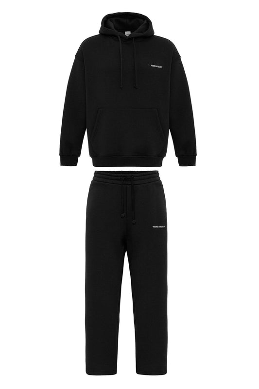 Young Atelier Printed Oversized Sweatsuit Set