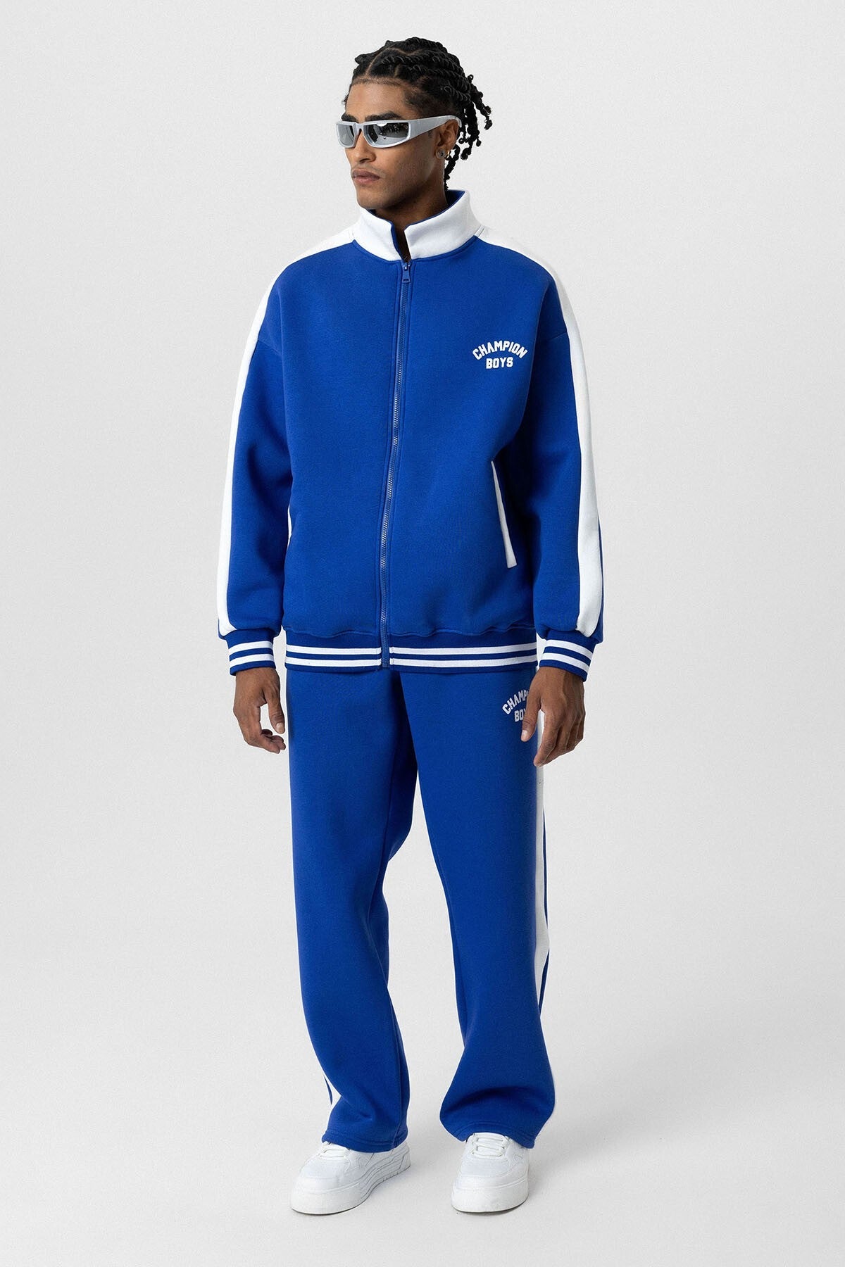 Printed Oversized Sweatsuit Set