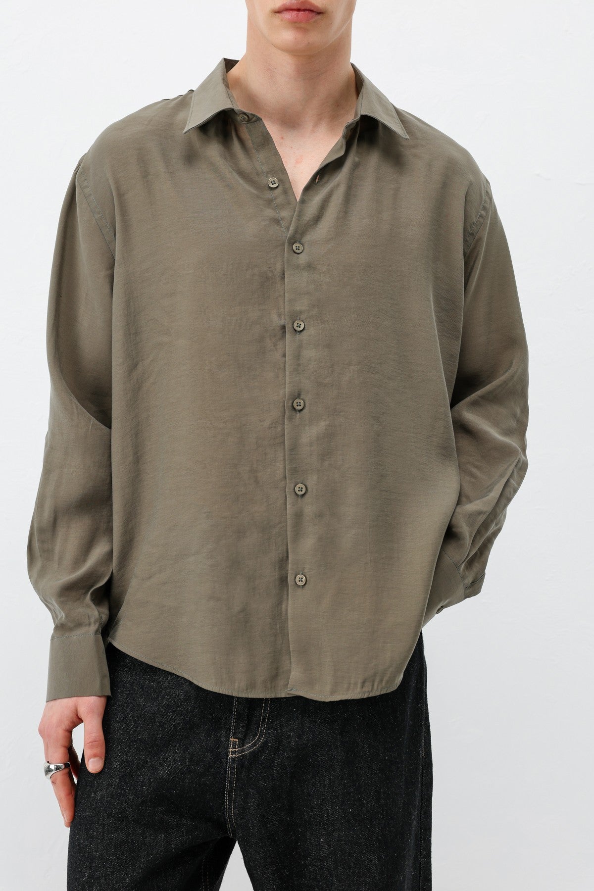 Oversized Modal Shirt