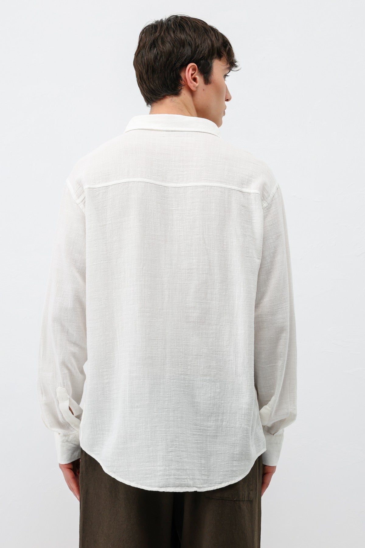 Basic Oversized Linen Shirt