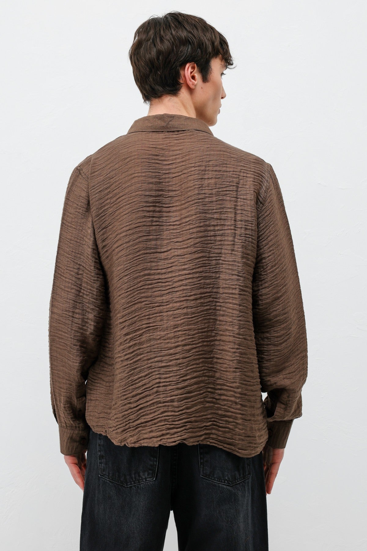 Textured Oversized Shirt