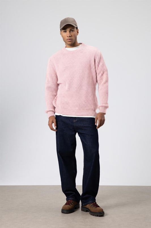 Oversized Crew-Neck Sweater