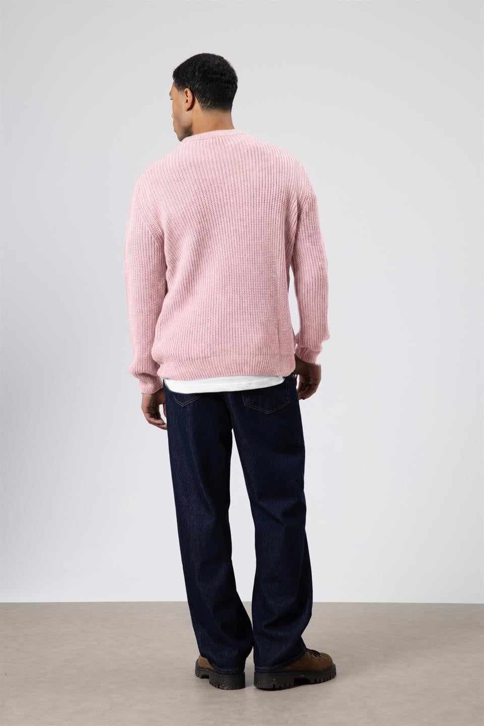 Oversized Crew-Neck Sweater