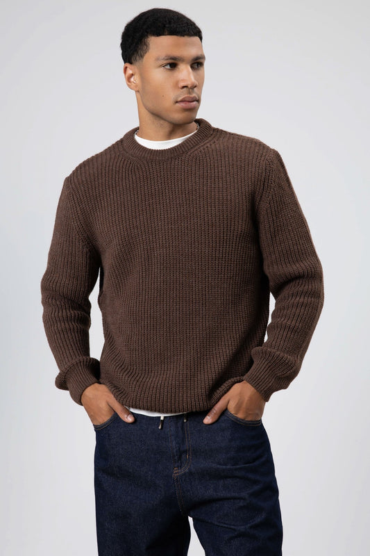 Oversized Crew-Neck Sweater V60-10