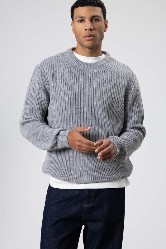Oversized Crew-Neck Sweater