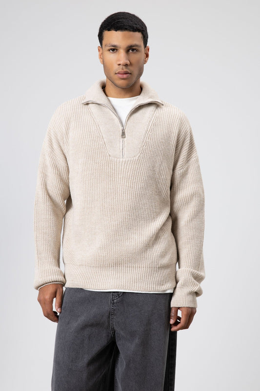 Half-Zip Knit Sweater