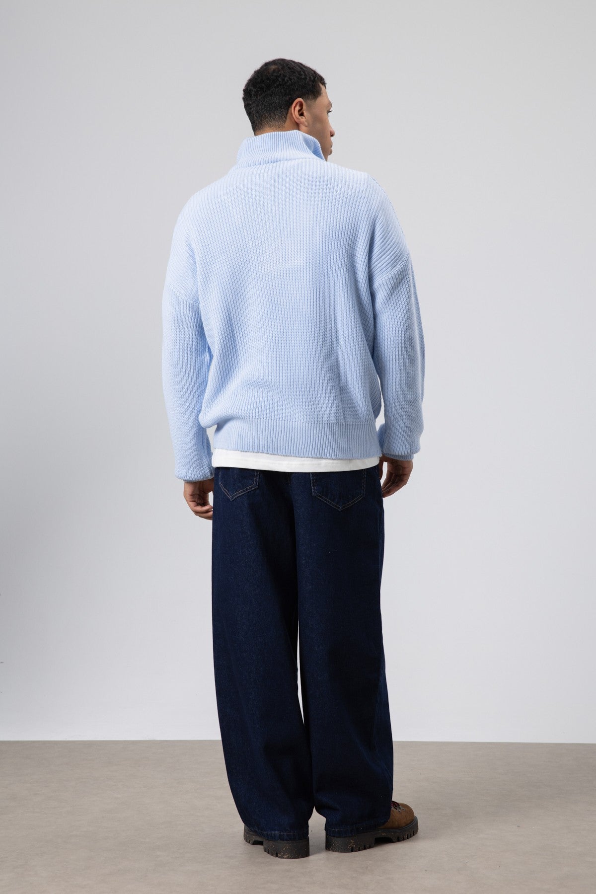 Half-Zip Knit Sweater