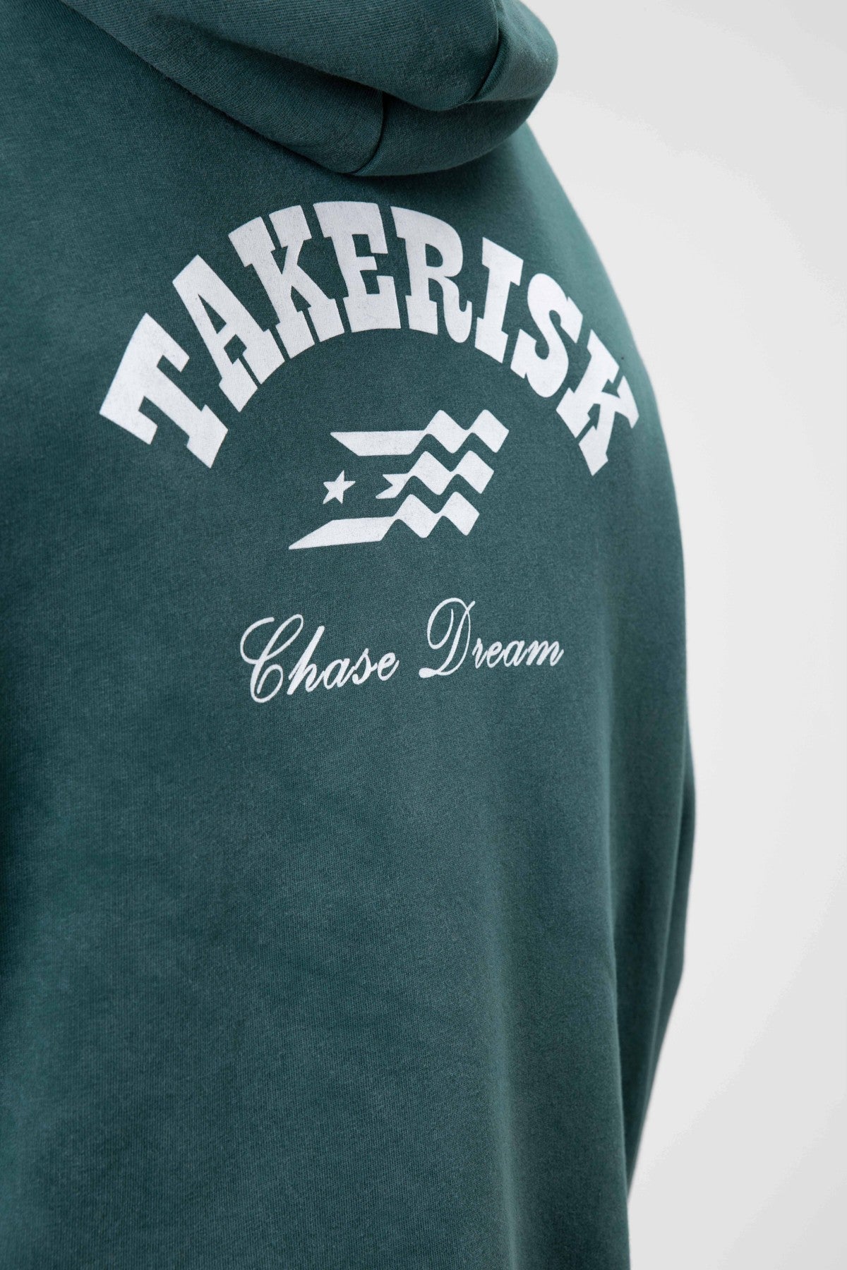 Oversized, Pre-Washed, Boxy-Fit Hooded Sweatshirt