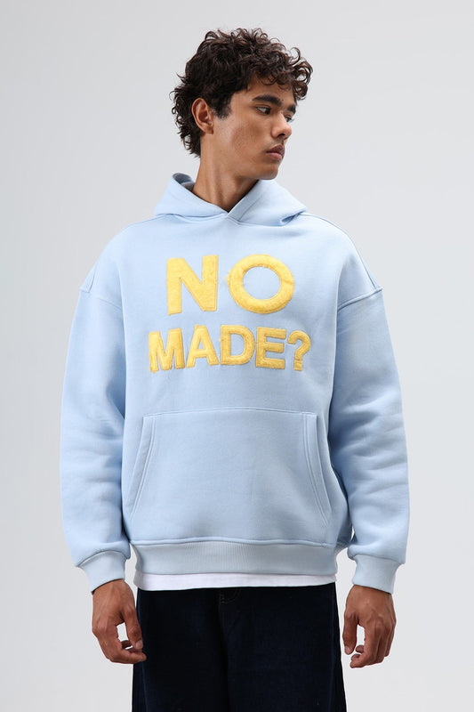 Oversized Printed Hooded Sweatshirt