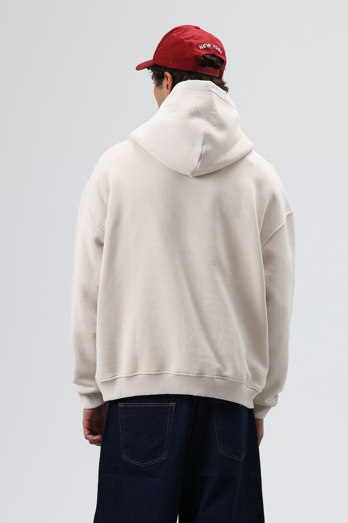 Oversized Printed Hooded Sweatshirt V70-127