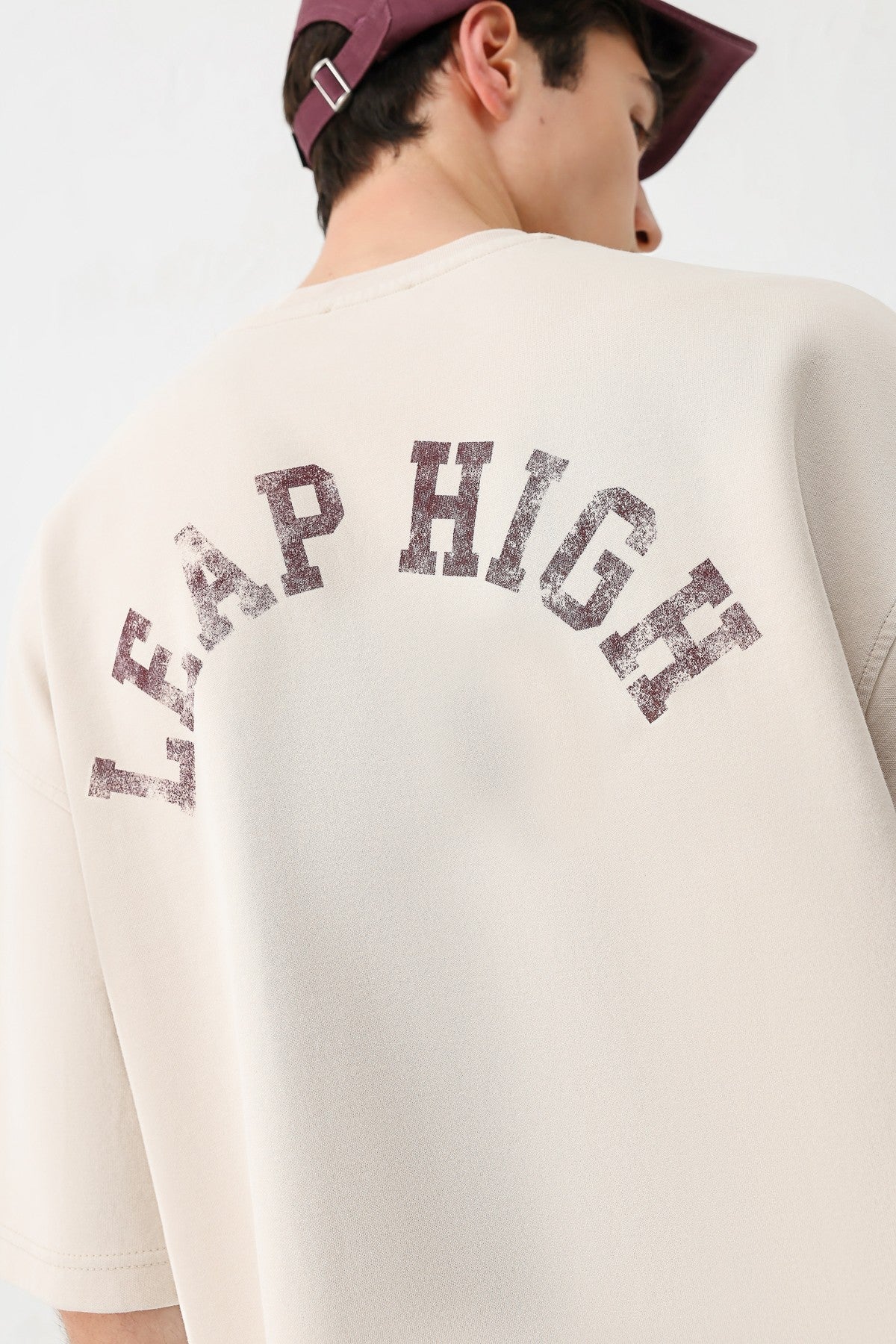 Oversized T-Shirt with Print (Requires Washing)
