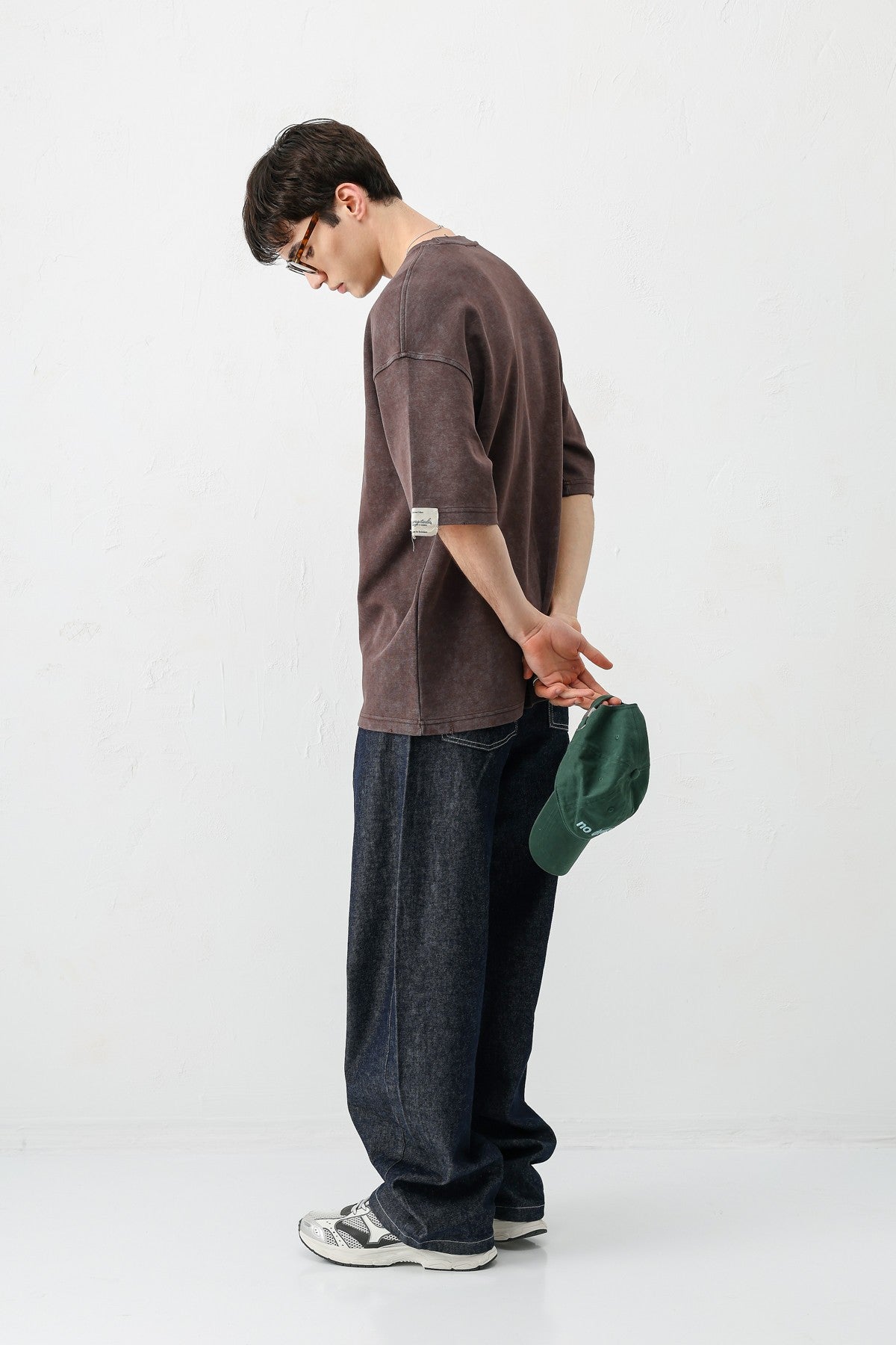 Oversized "Gracias" Printed T-Shirt