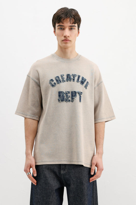 Oversized T-Shirt with Washable Print