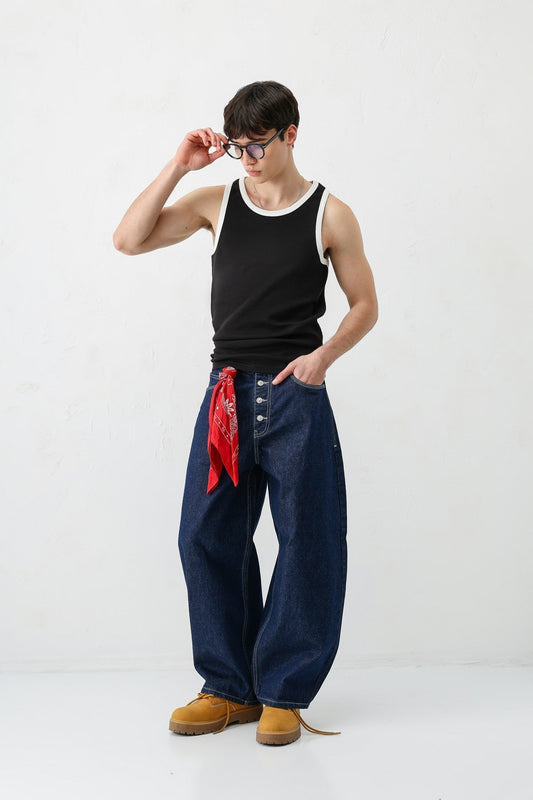 Oversized T-Shirt with Straps
