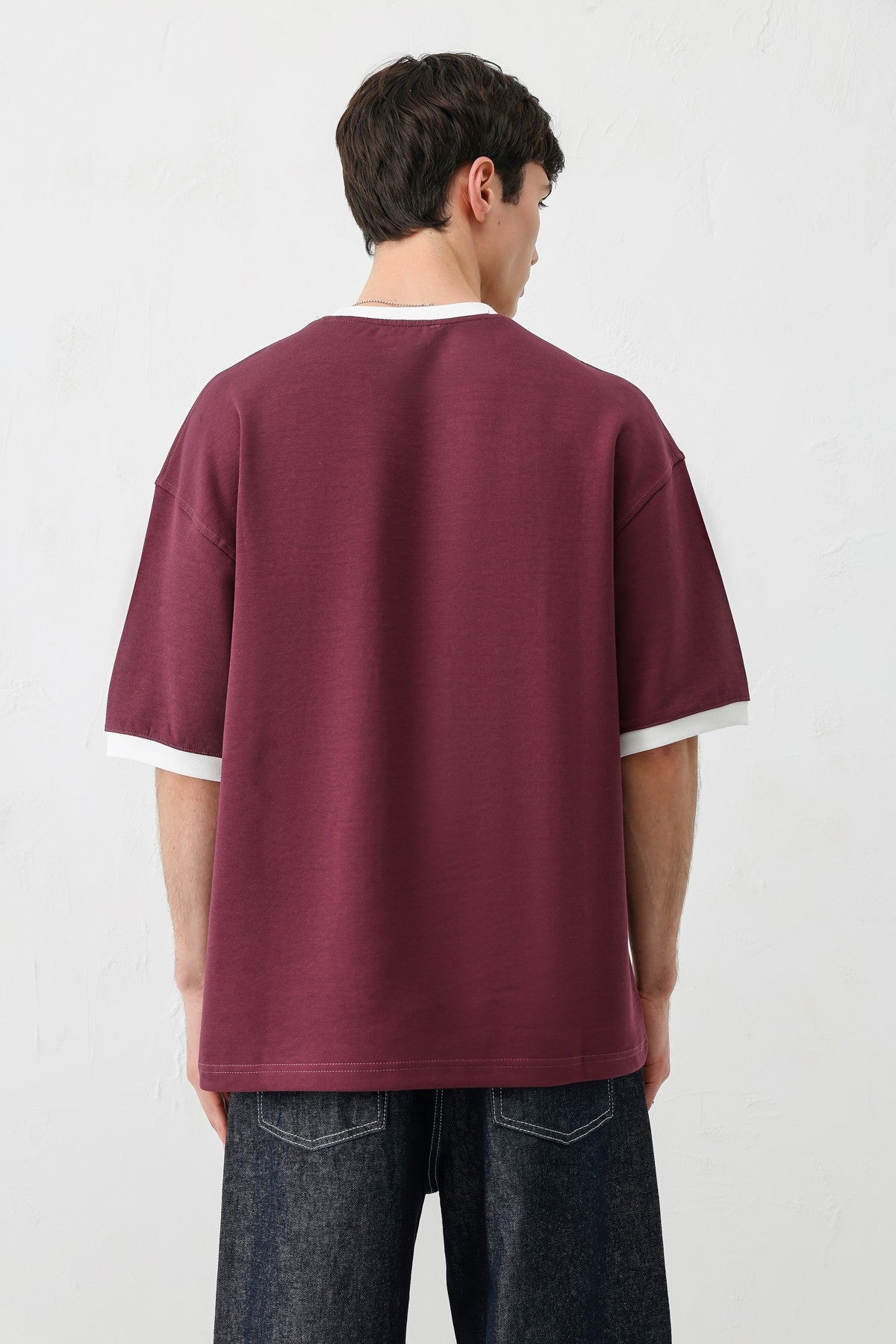 Short-Sleeved Oversized T-Shirt with Pockets