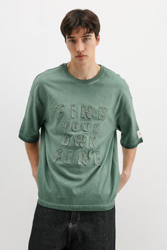 Oversized Printed T-Shirt V70-165