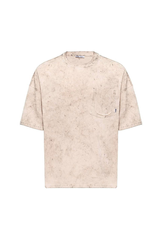 Oversized T-Shirt with Washed Pocket Detail