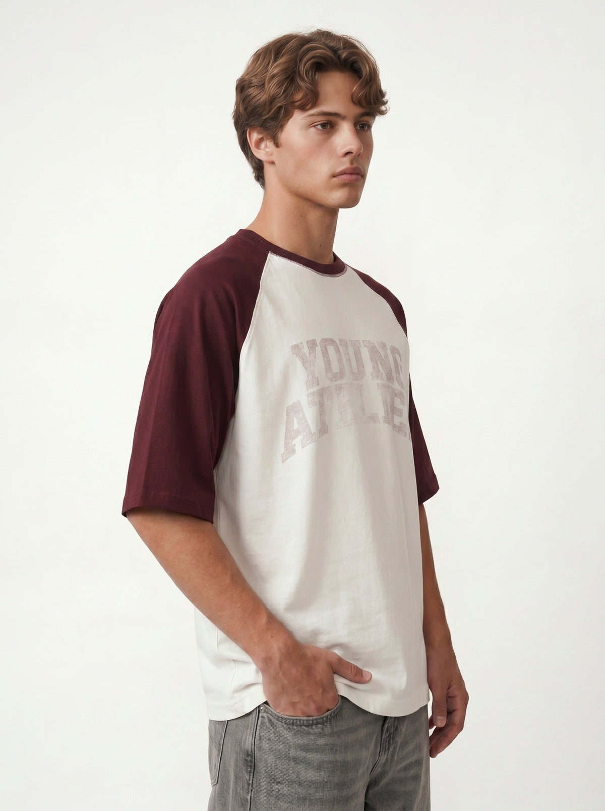 Printed Oversized T-Shirt V70-177