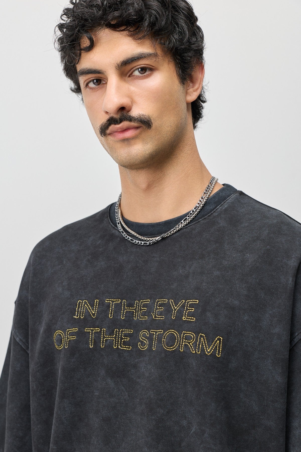 Oversized T-Shirt with Front Print