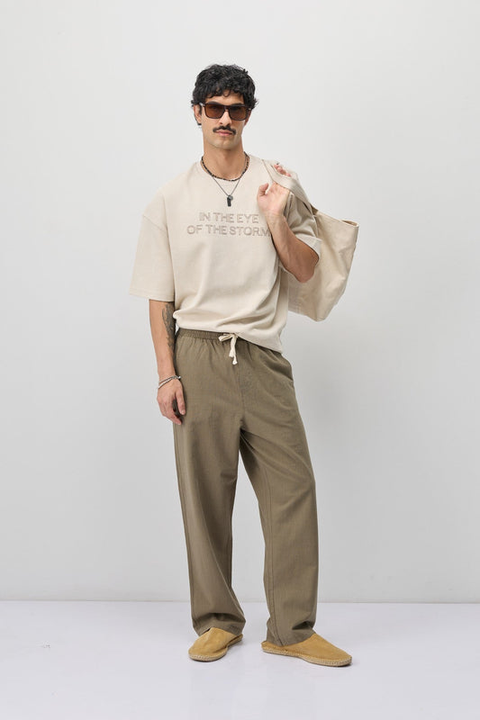 Oversized T-Shirt with Front Print