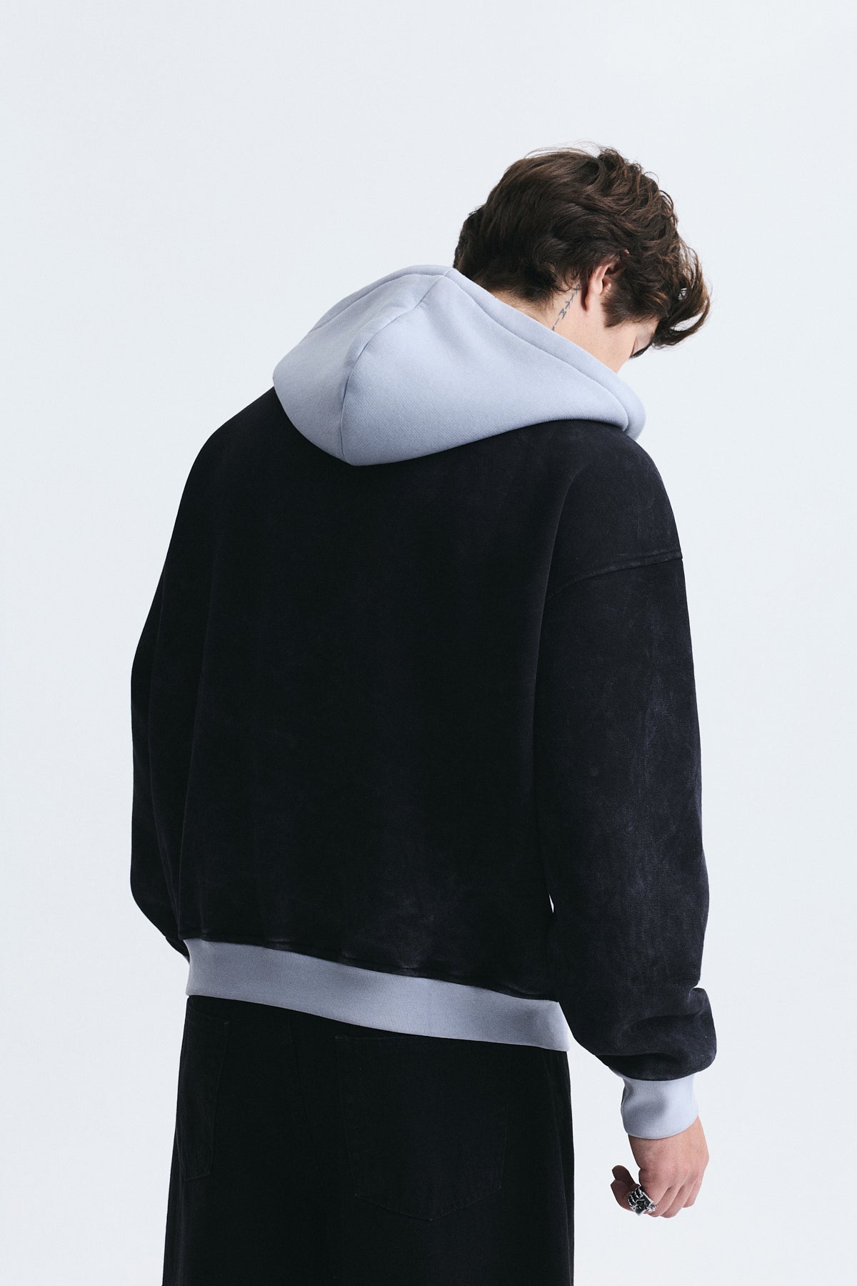 Block-Color Oversized Sweatshirt