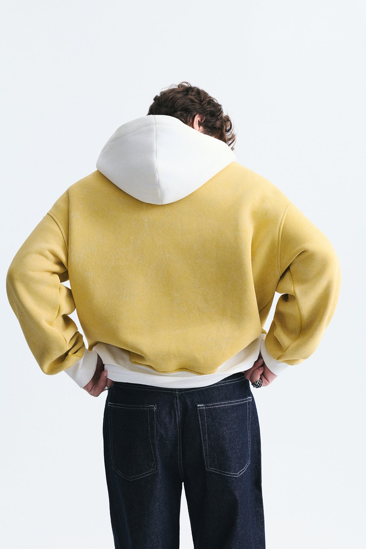 Block-Color Oversized Sweatshirt