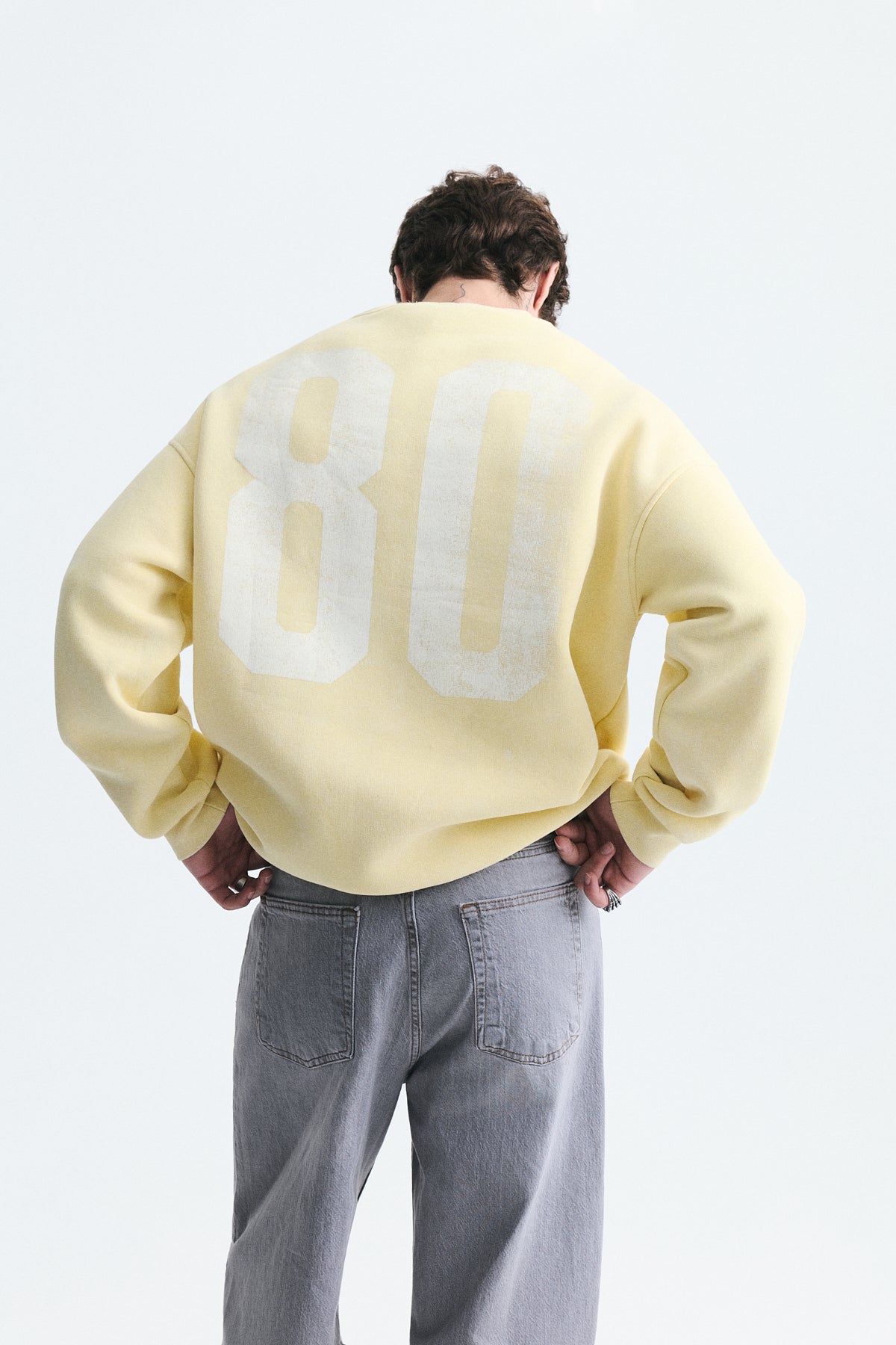 Milan-Printed Oversized Sweatshirt