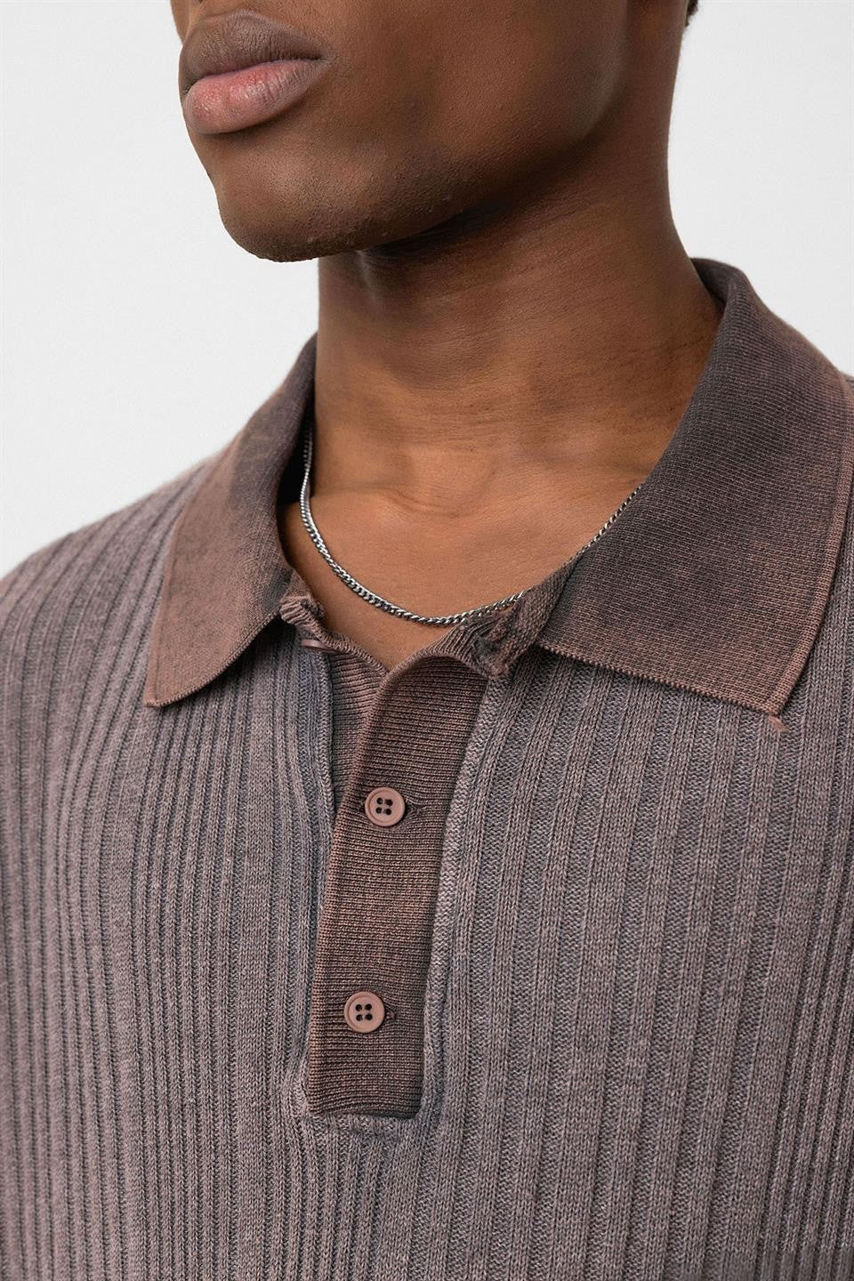 Oversized Polo-Neck Sweater