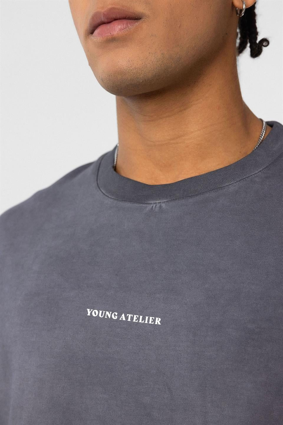 Oversized T-Shirt (Machine Washable) - Black