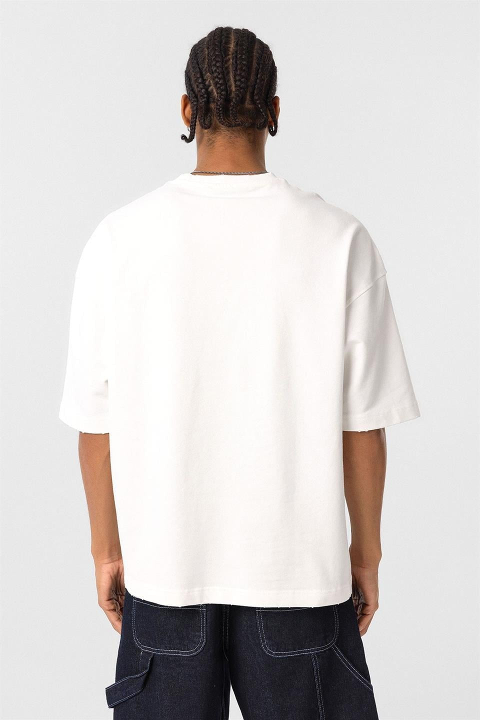 Oversized Printed T-Shirt (Machine Washable)
