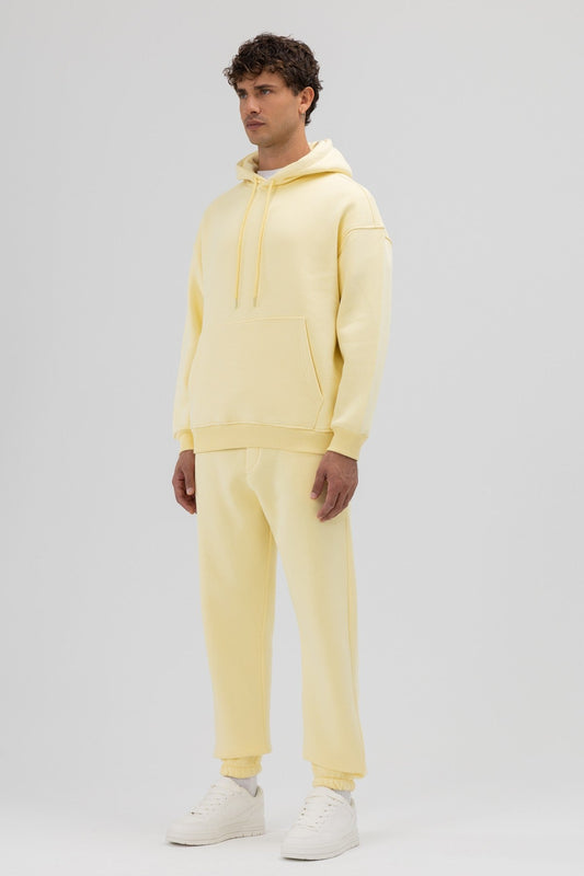 Basic Oversized Hooded Sweatshirt