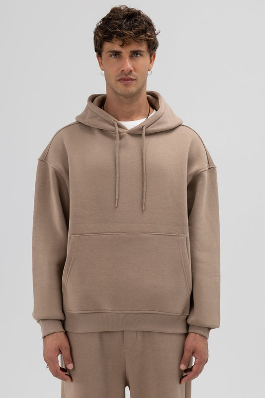 Basic Oversized Hooded Sweatshirt
