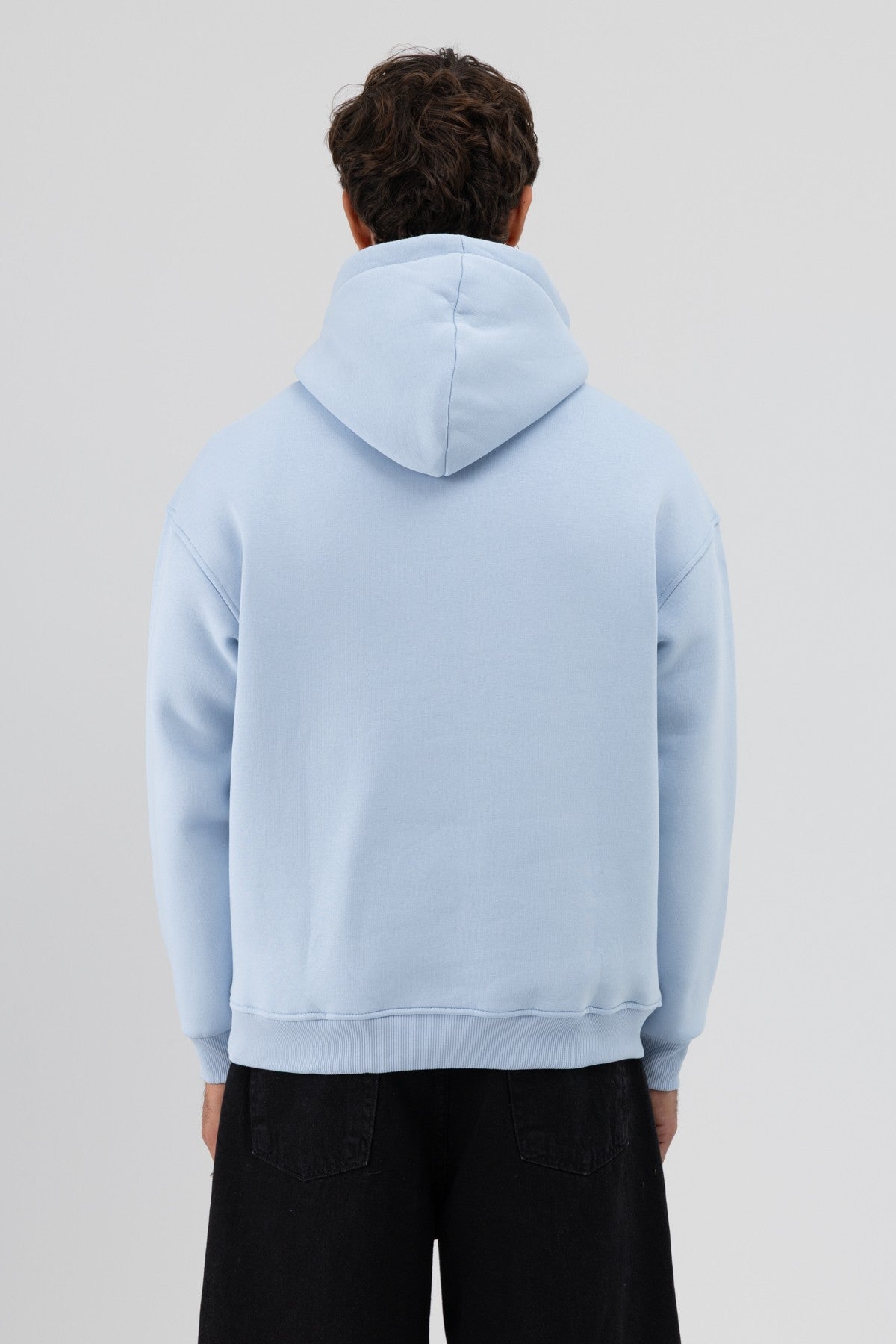 Basic Oversized Hooded Sweatshirt
