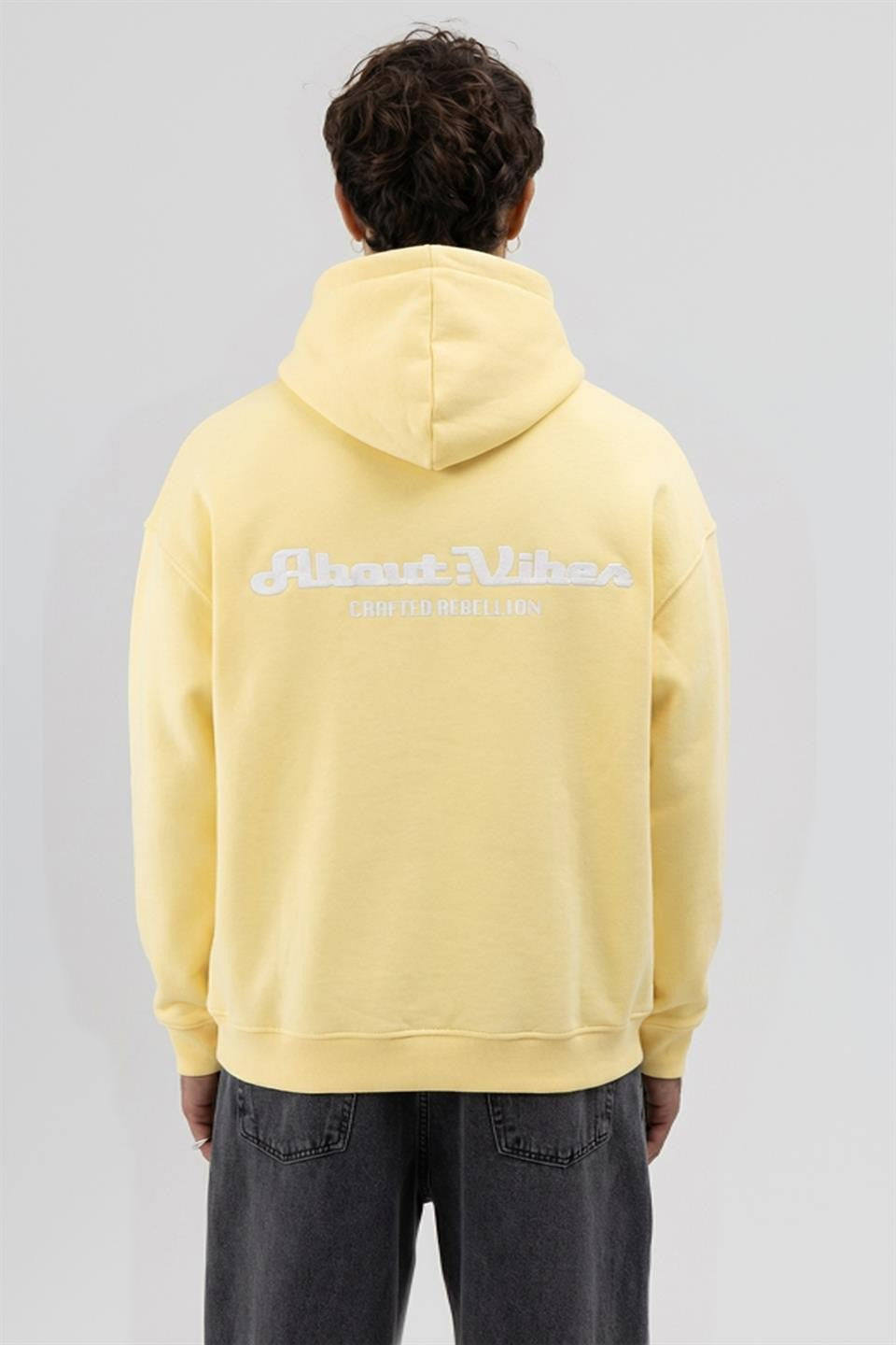 Oversized Hooded Printed Sweatshirt