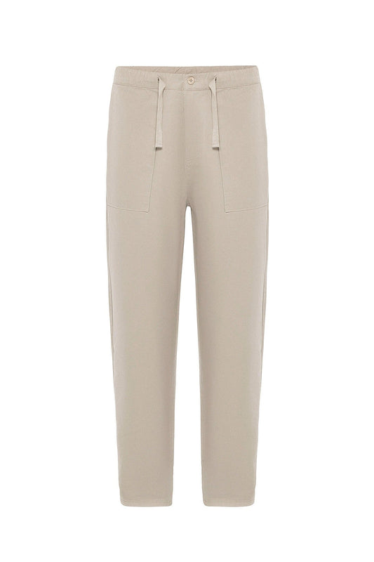 Baggy-Fit Gabardine Pants