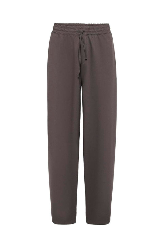 Baggy Pants with an Elastic Waistband