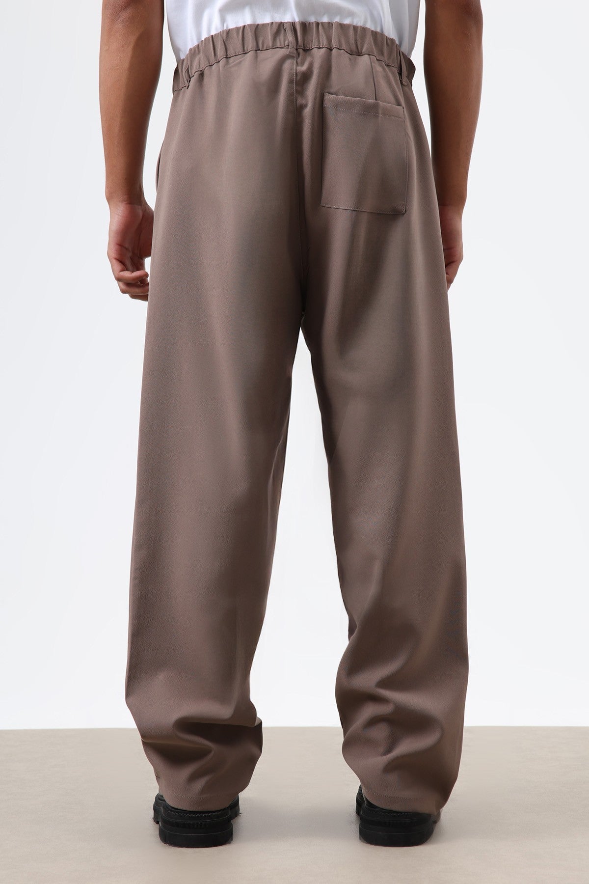 Baggy-Fit Fabric Pants
